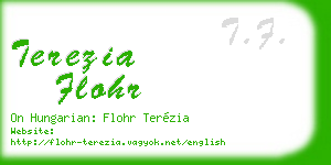 terezia flohr business card